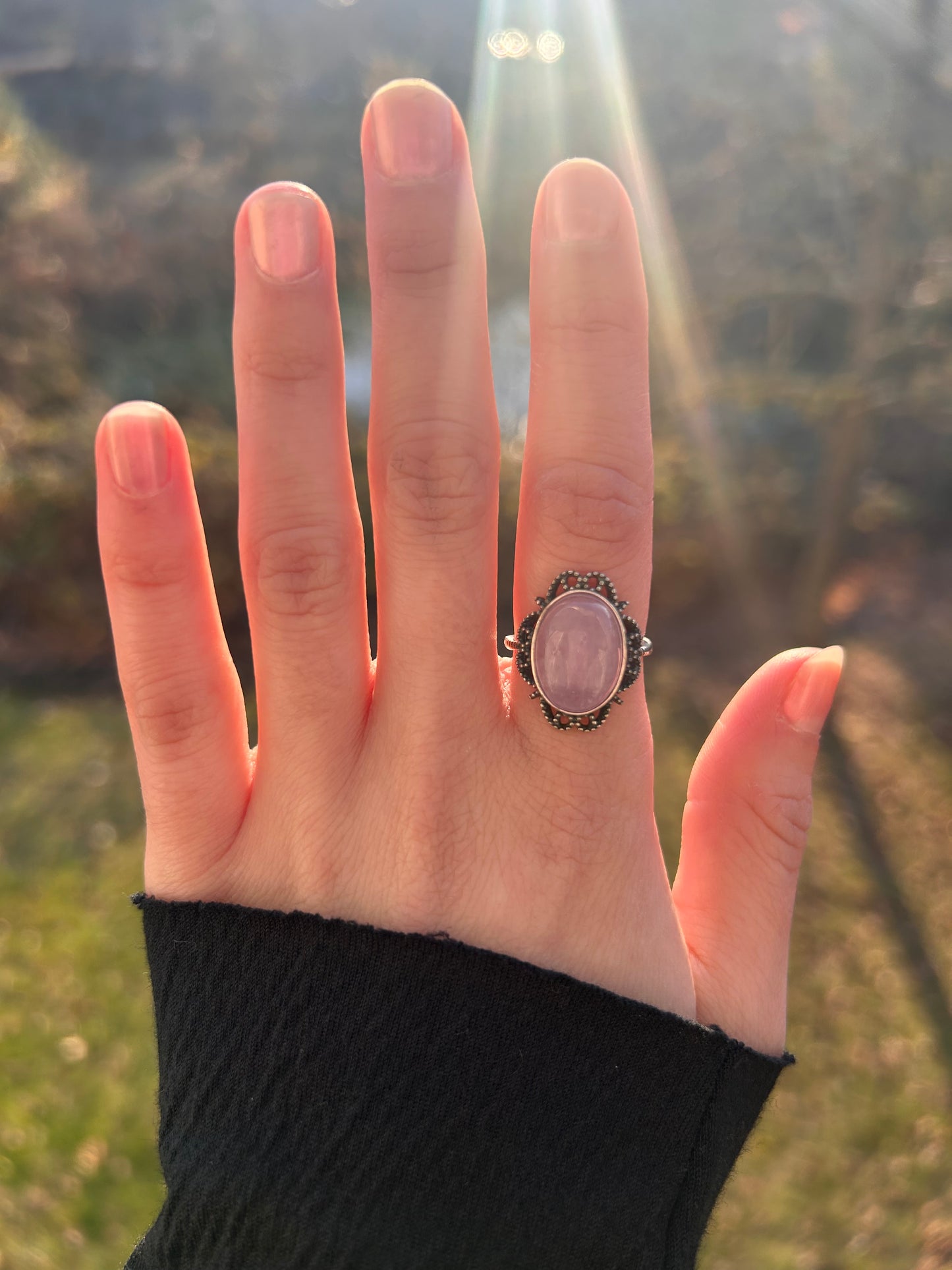 Kunzite Ring