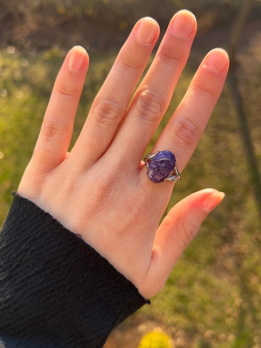 Charoite Ring