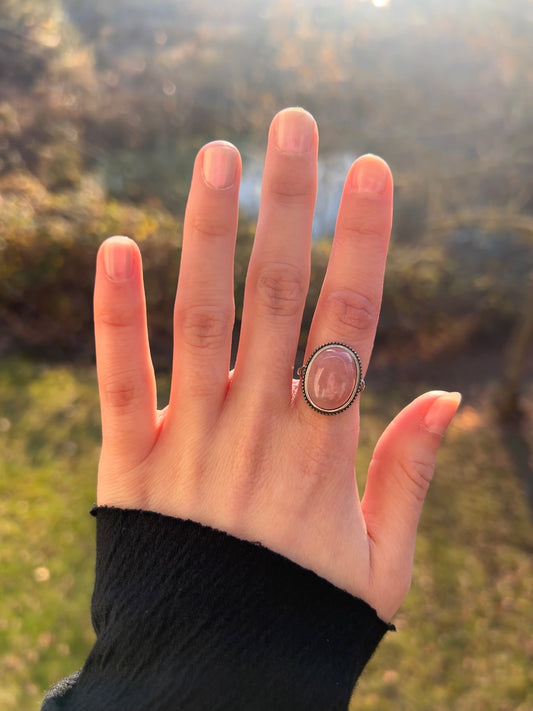 Rose Quartz Ring